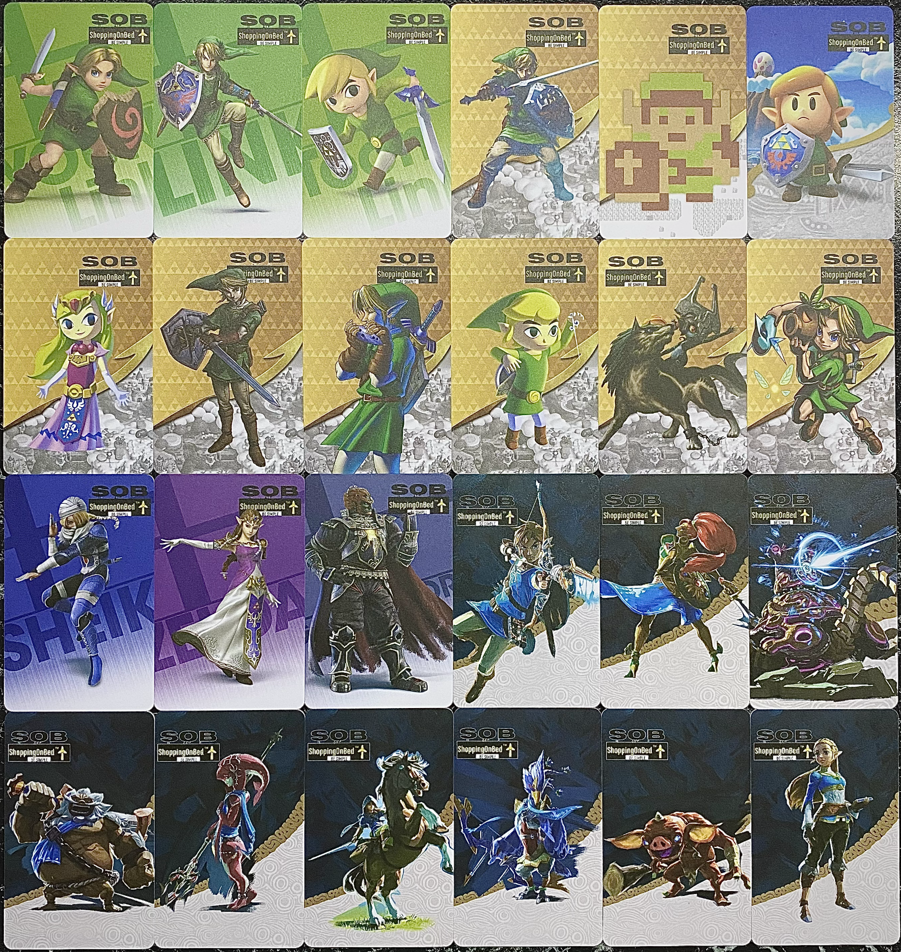 24pcs nfc amiibo cards B094G4J657